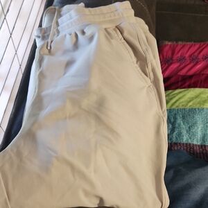 Women's Casual Cream Joggers